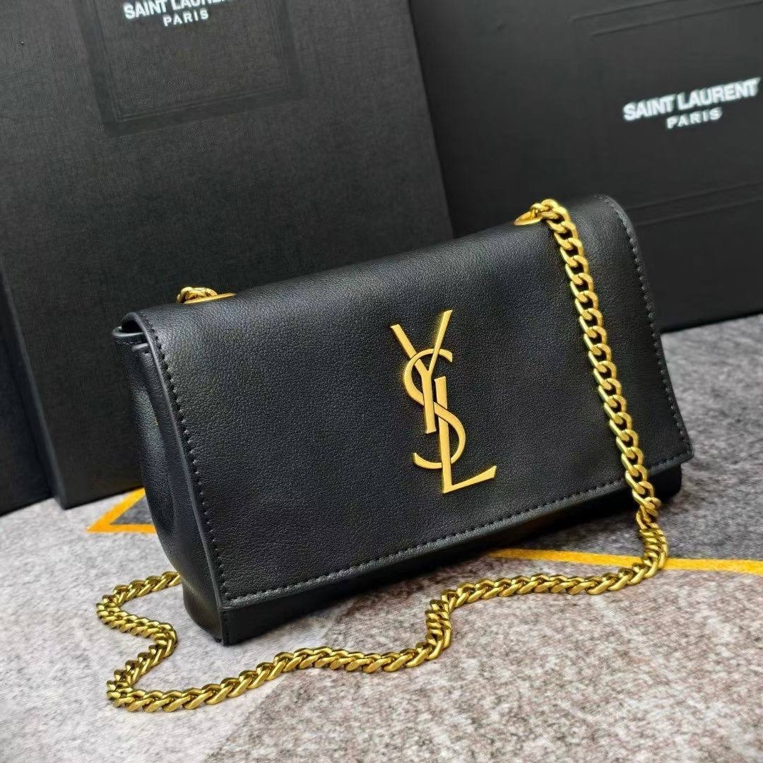 сумка yves saint laurent,saint laurent сумка на плечо,сумка женская ysl,сумка saint laurent medium kate chain неро,saint laurent