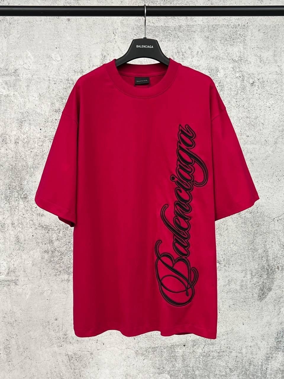 balenciaga футболка,мужской футболки,balenciaga t shirt,красный balenciaga