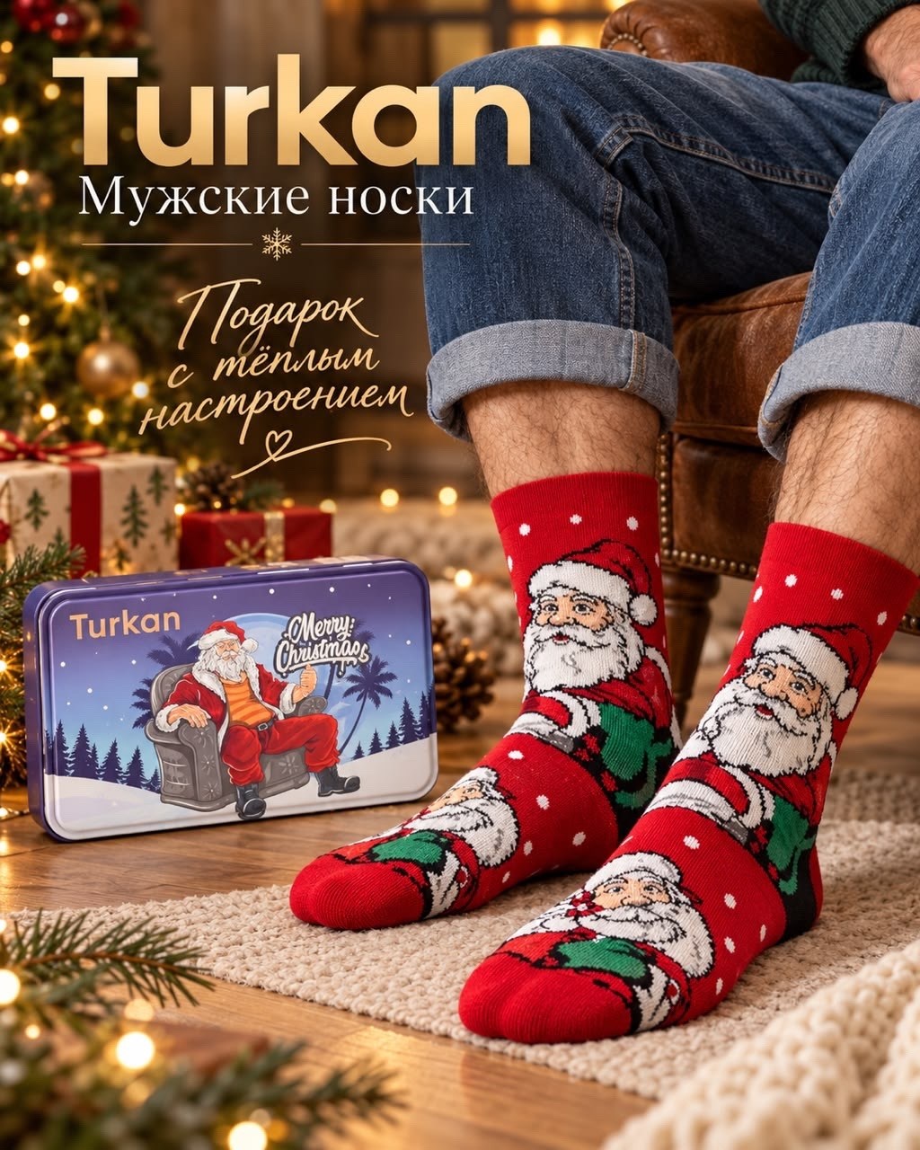 новогодние носки (3 пары) в подарочной коробке turkan,подарочный набор новогодние носки 3 пары,новогодние носки подарочный набор 3 пары turkan,носки новогодние 3 пары в подарочной упаковке turkan,носк