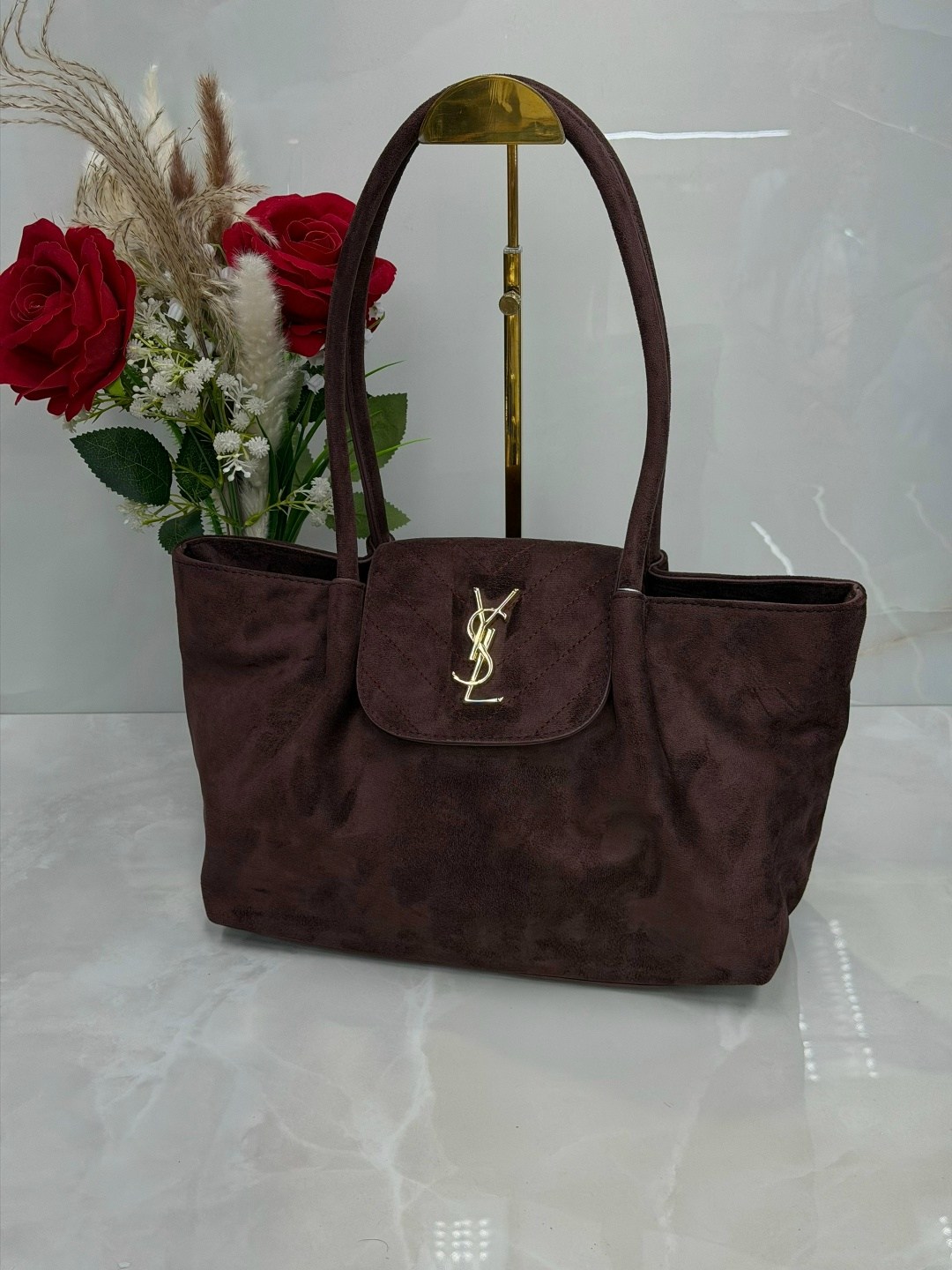сумка yves saint laurent,сумка saint laurent женская замша бордовая,замшевая сумка,сумка saint laurent,yves saint laurent женская чёрная замшевая сумка 25x13 см