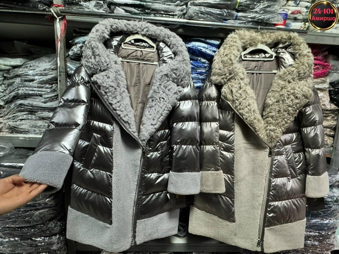 зимние куртки женские,зимняя куртка женская evacana 21713,пуховик,пуховики женские,пальто комбинированное