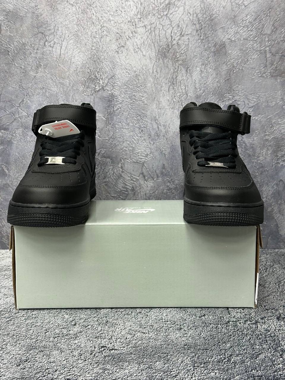 nike air force 1 mid "black",nike air force 1 mid,кроссовки nike air force 1 mid "black",кроссовки nike air force 1 mid '07 black leather,кроссовки nike air force 1 mid