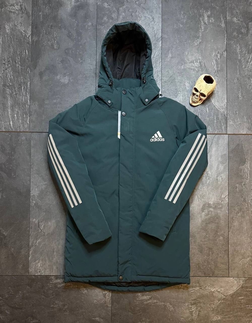 мужская зимняя куртка adidas,куртка зимняя мужская adidas арт. 12241453,куртка зима от фирмы adidas,зимняя куртка парка adidas,куртка adidas зимняя удлиненная