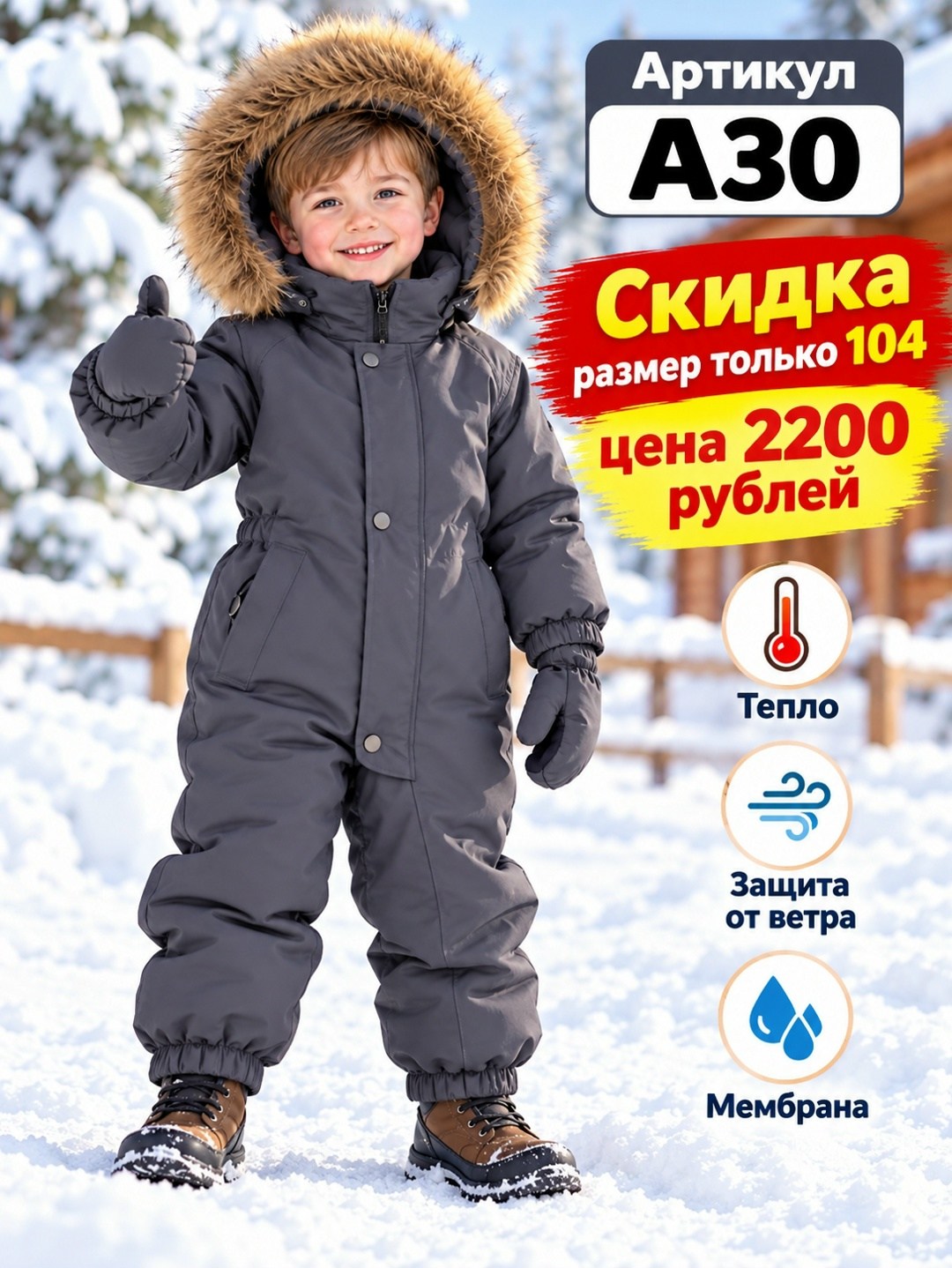 комбинезон утепленный super pogo kids,зимний комбинезон детский,комбинезон зимний для мальчика,зимний комбинезон мембранный,зимний комбинезон