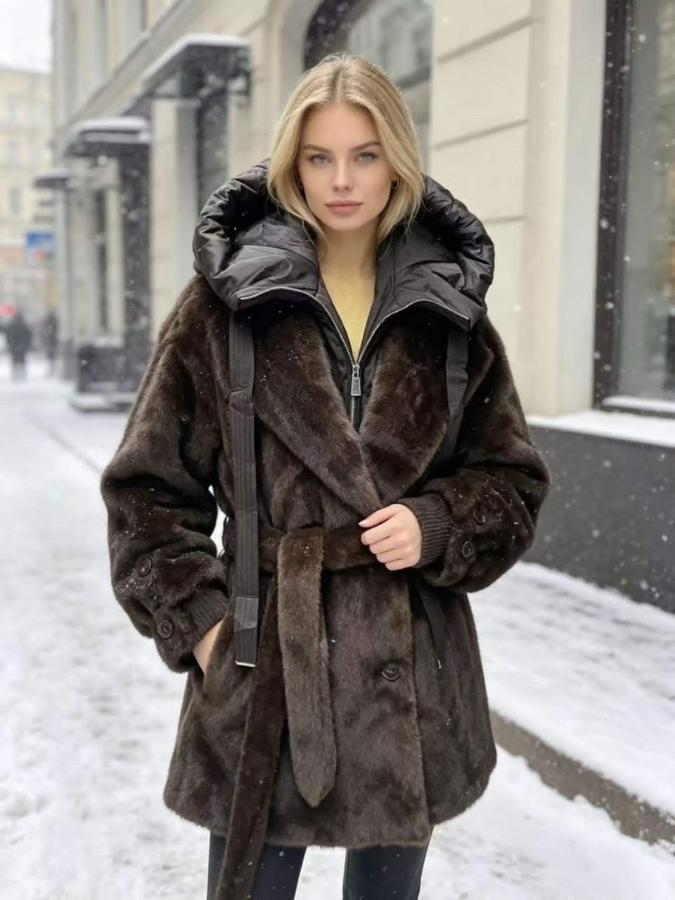 шуба из искусственного меха под норку,шуба искусственная женская,шуба искусственная,норковая шуба,шуба из эко меха под норку