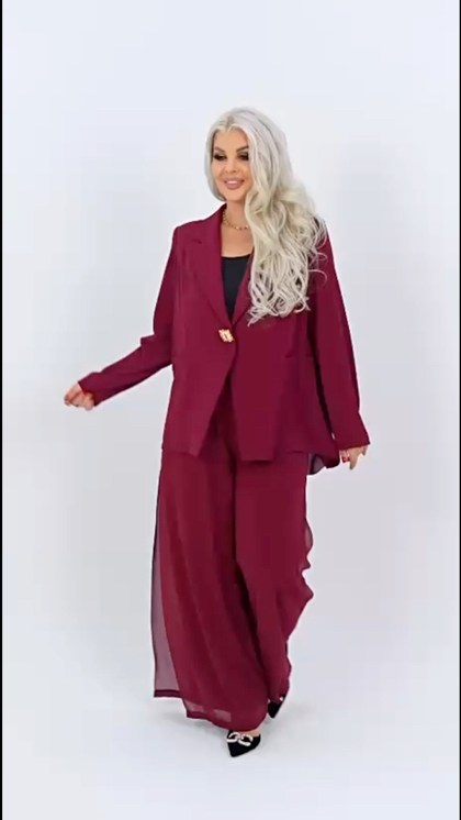 комплект anastasia 1063 бордо,брючный костюм,костюм женский брючный,костюм anastasia 1063 бордовый,брючный комплект anastasia 1063 бордо