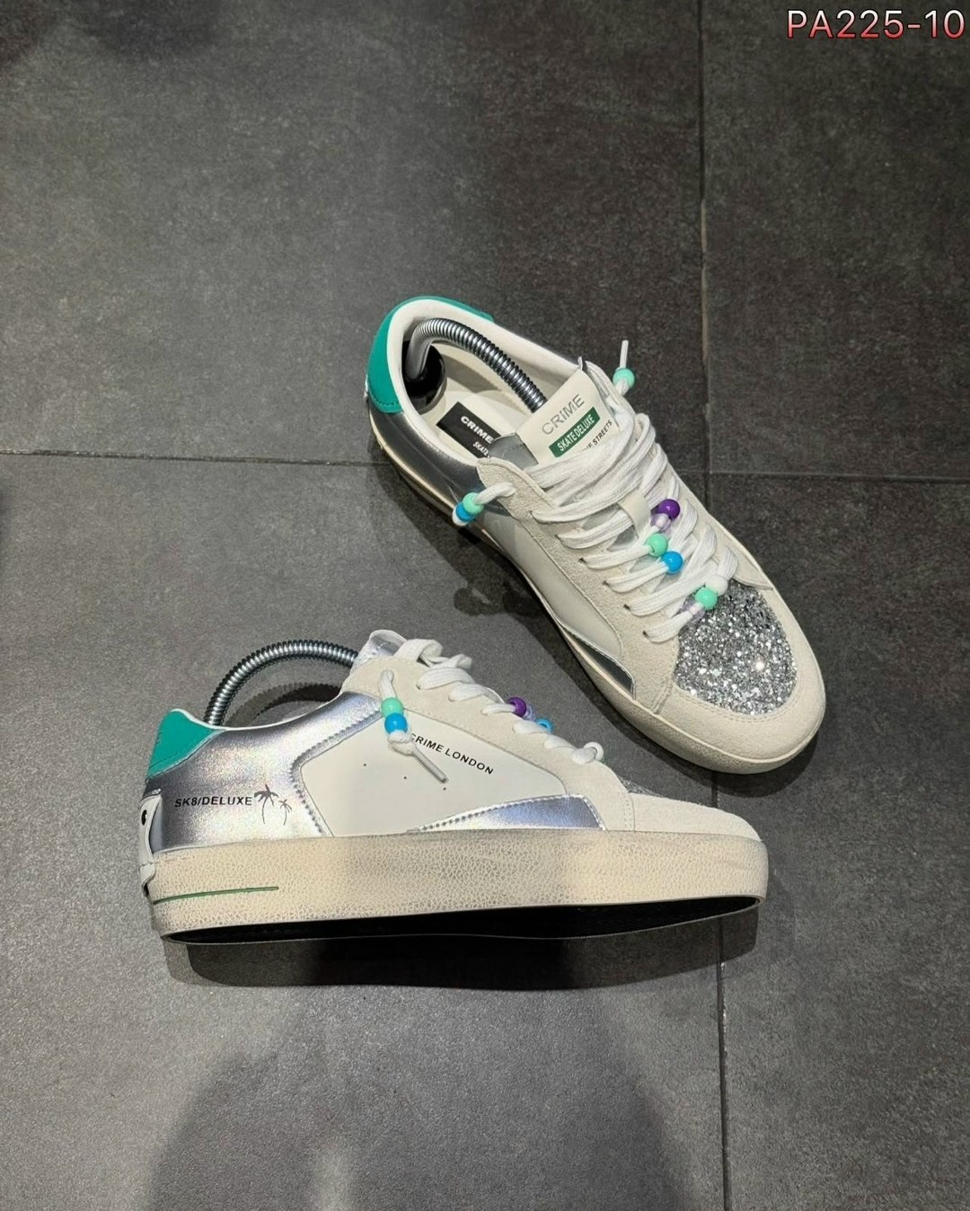 sk8 deluxe женские низкие кожаные кроссовки шлемофонного типа crime london белый,кроссовки crime london,,кеды женские crime london sk8 deluxe,кожаные кеды crime london