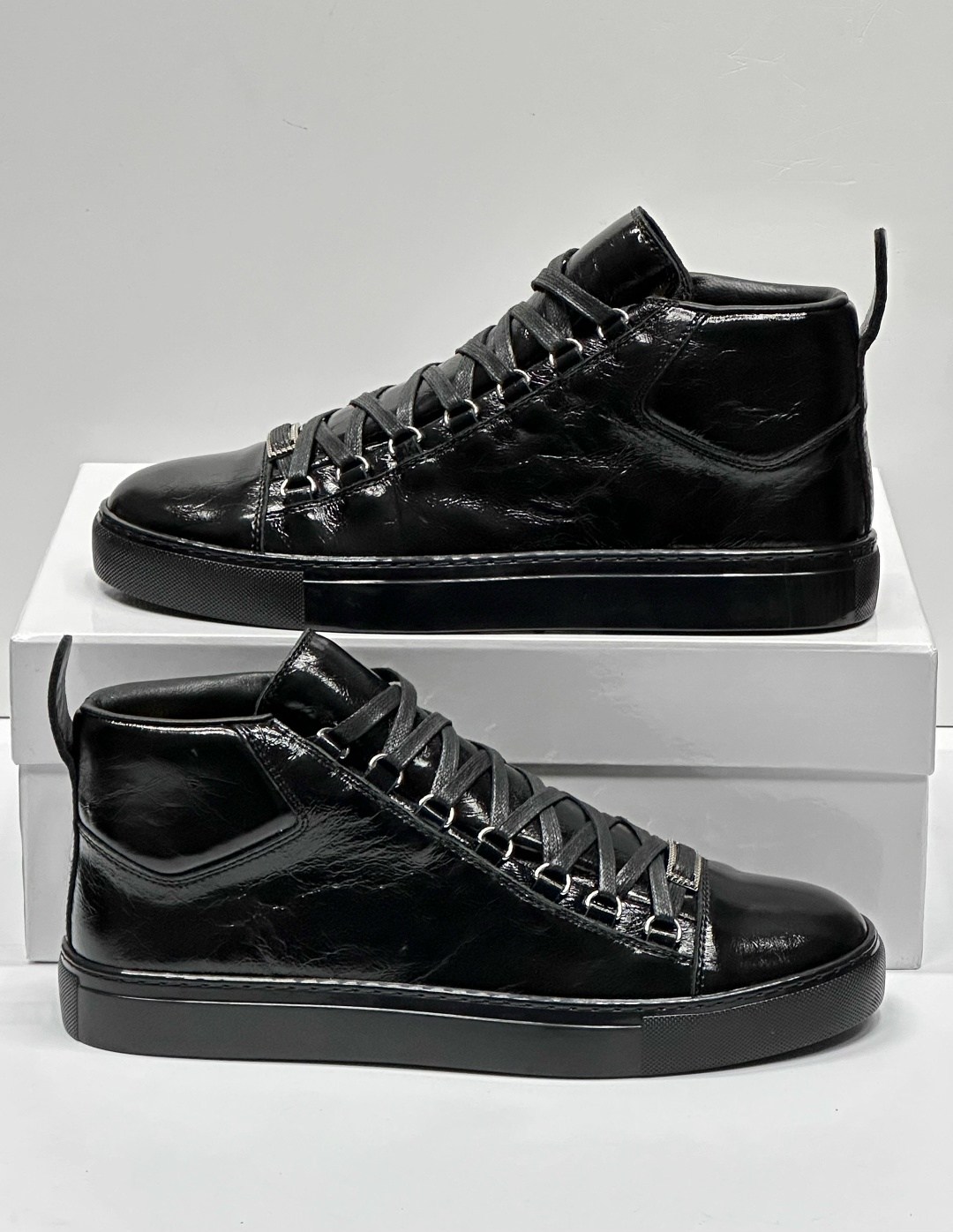 баленсиага ,,balenciaga arena high top sneakers black size 44,balenciaga ,balenciaga arena black
