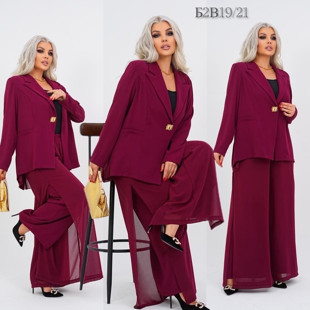 комплект anastasia 1063 бордо,брючный костюм,костюм женский брючный,костюм anastasia 1063 бордовый,брючный комплект anastasia 1063 бордо