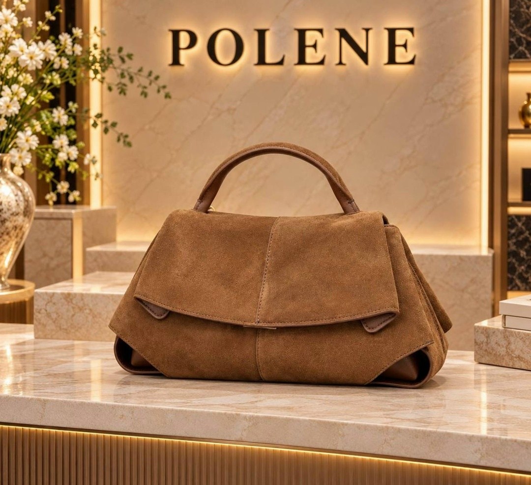 сумка натуральная замша polene,сумка замшевая,сумка polene натуральная замша 30х23,сумка женская из натуральной замши,сумки для женщин