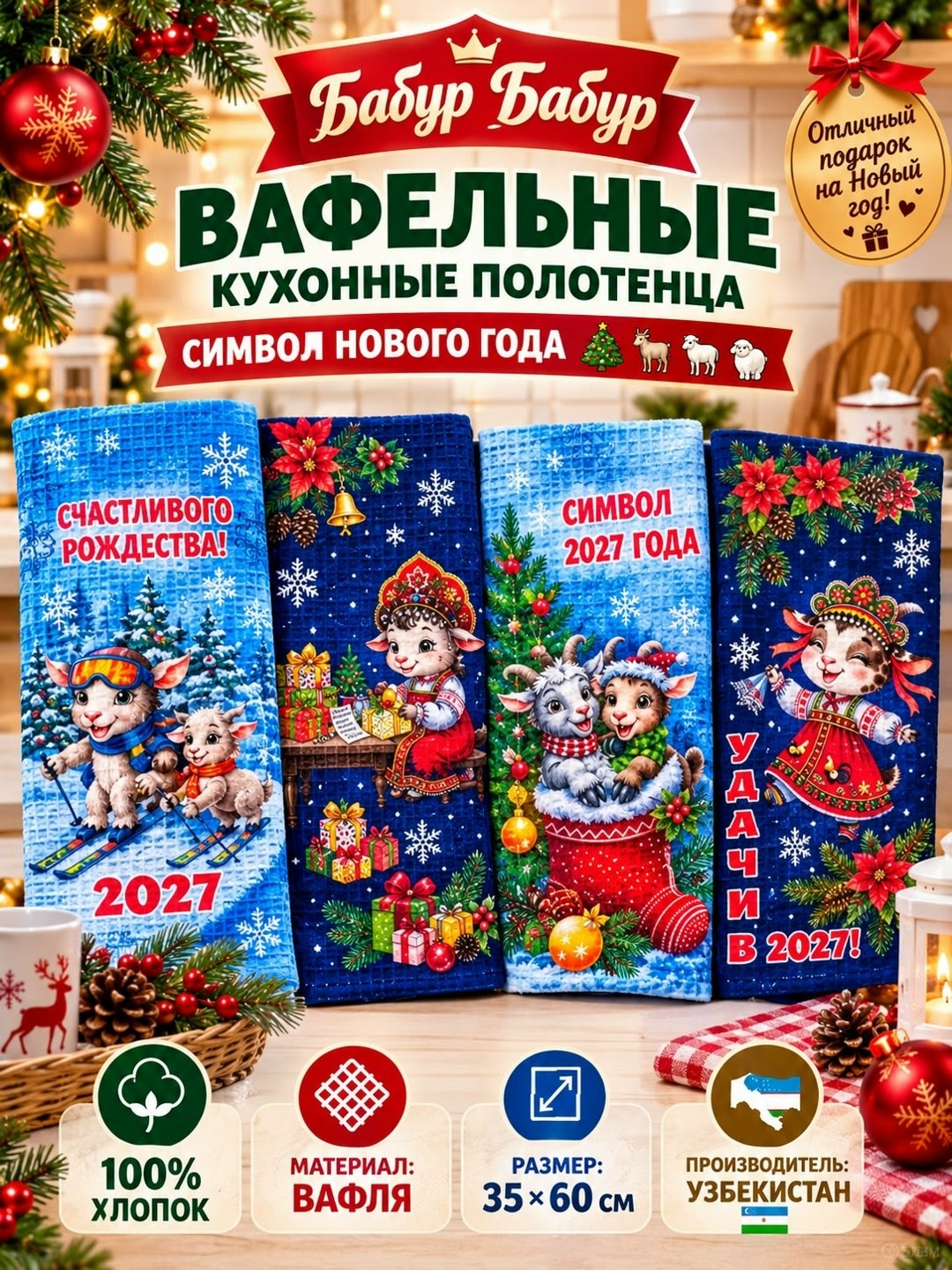 полотенца новогодние,кухонное полотенце новогоднее,полотенца подарочный новый год,кухонное полотенце вафельное,полотенце кухонное новогоднее подарочное