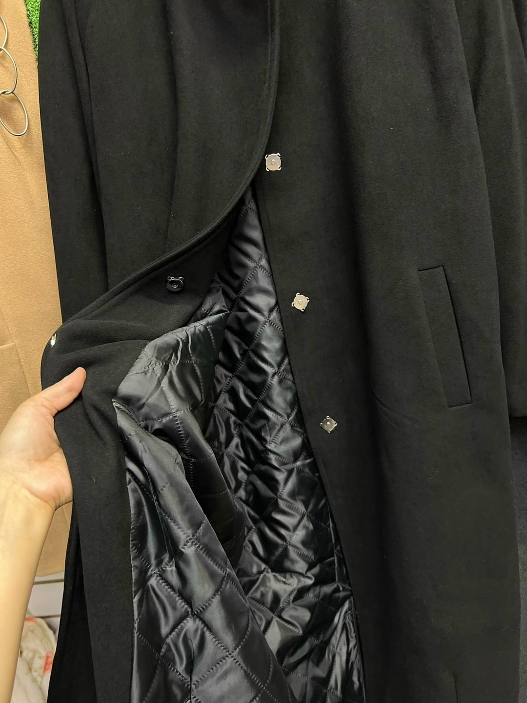 длинное пальто с воротником-стойкой шоколадного цвета asos design,пальто оверсайз,стильное пальто,длинное пальто,пальто