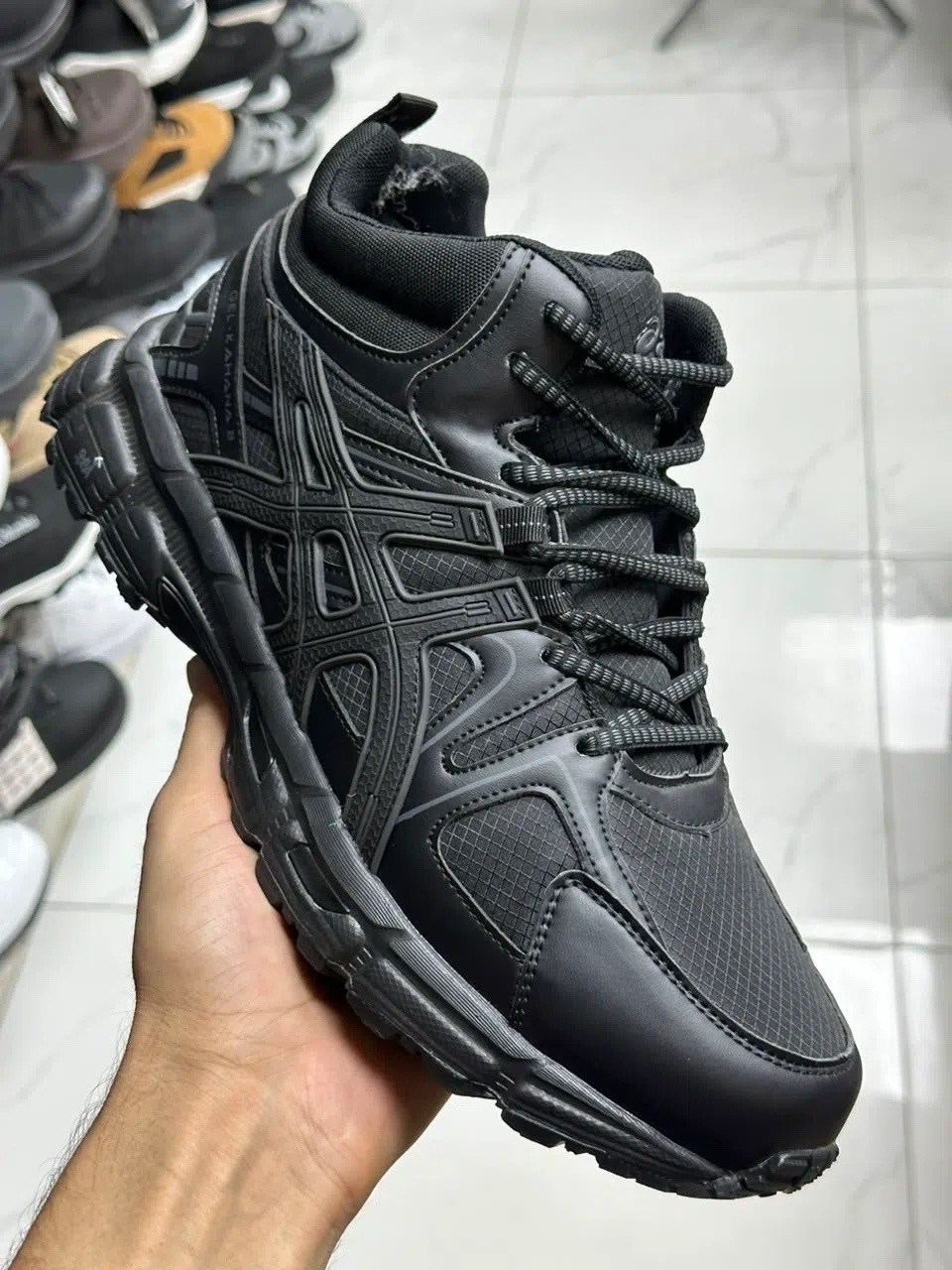зимние кроссовки asics gel-kahana 8 hi,кроссовки зимние gel-kahana 8 спортивные высокие asics,кроссовки мужские зимние asics,зимние кроссовки asics,asics кроссовки мужские