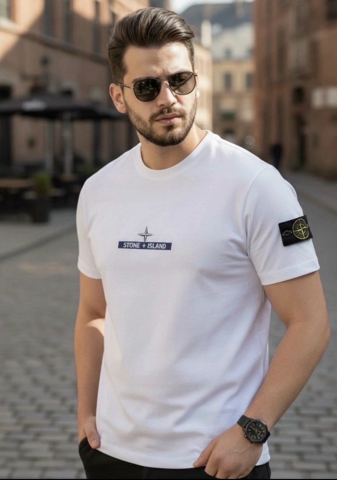 футболка мужская stone island,футболка стон айленд,футболка stone island 1,белая футболка stone island,футболка stone island футболка