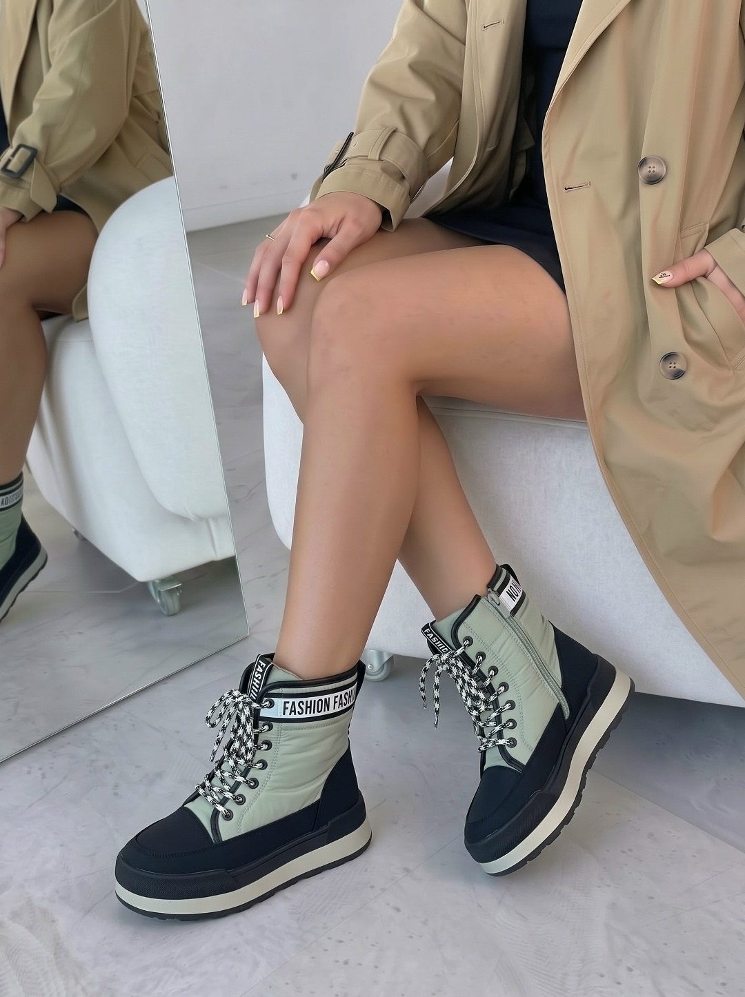 ,дутики prada,женская , дутики,зимняя  женская