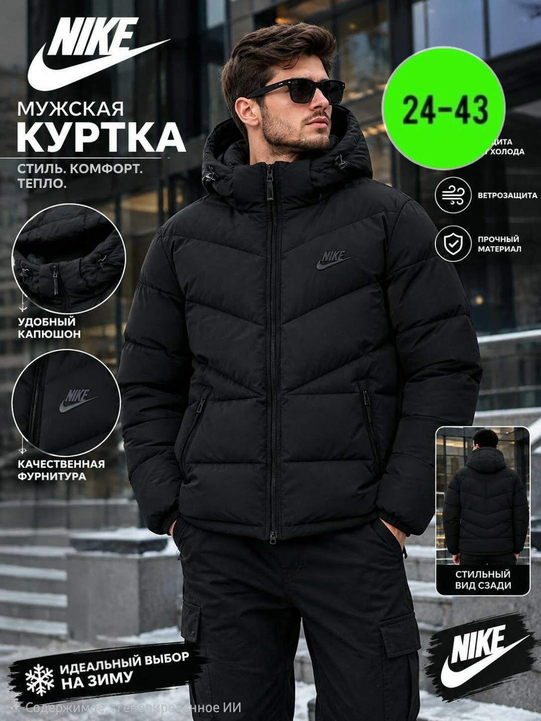 зимняя куртка nike,мужская зимняя двухсторонняя куртка nike,куртка мужская nike sportswear storm-fit windrunner dx2040-011,куртка мужская зимняя nike,пуховик мужской nike
