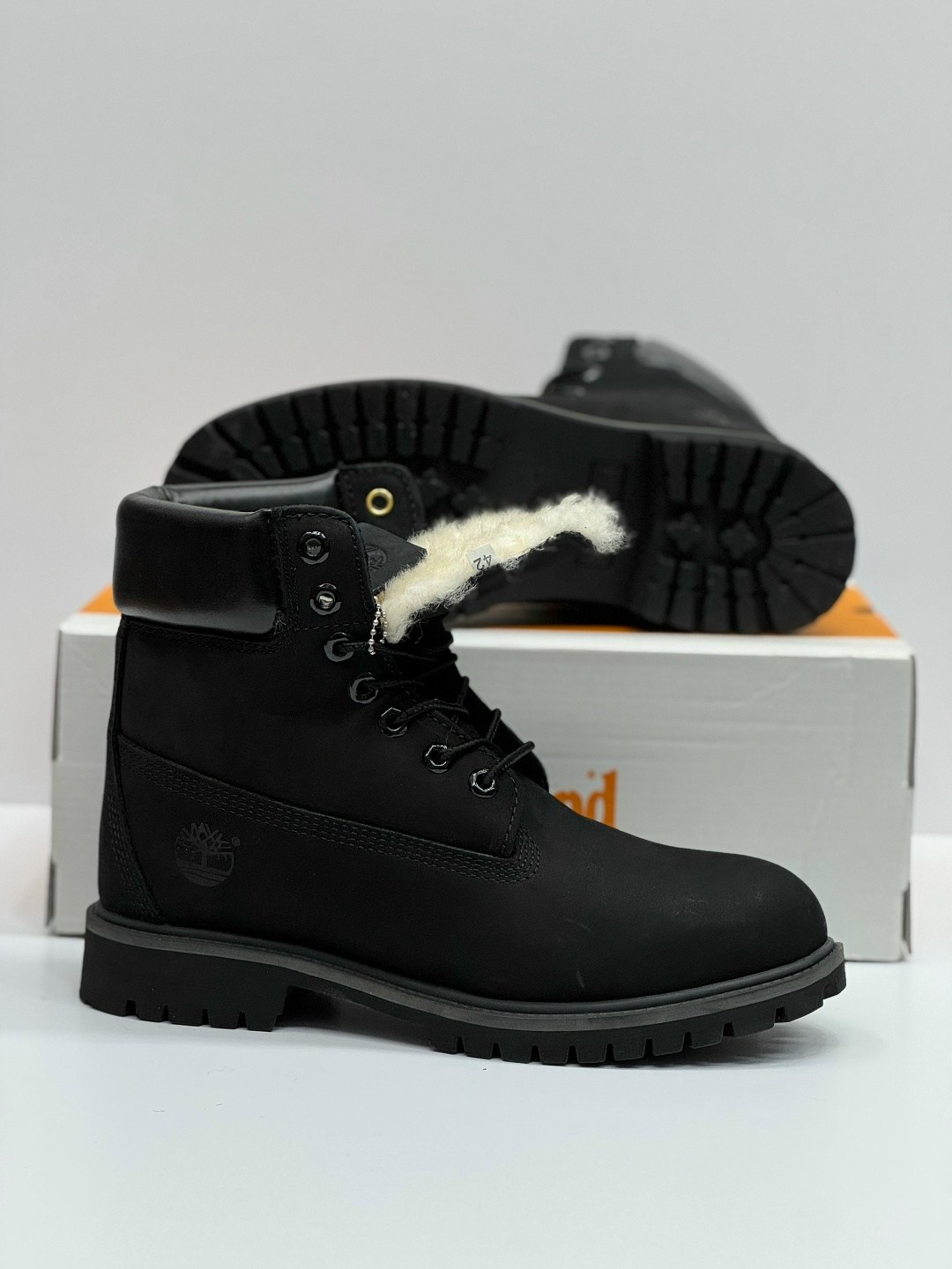 зимние ботинки timberland 6 inch premium черные,ботинки timberland зимние,timberland ботинки мужские,ботинки timberland зимние черные с мехом,