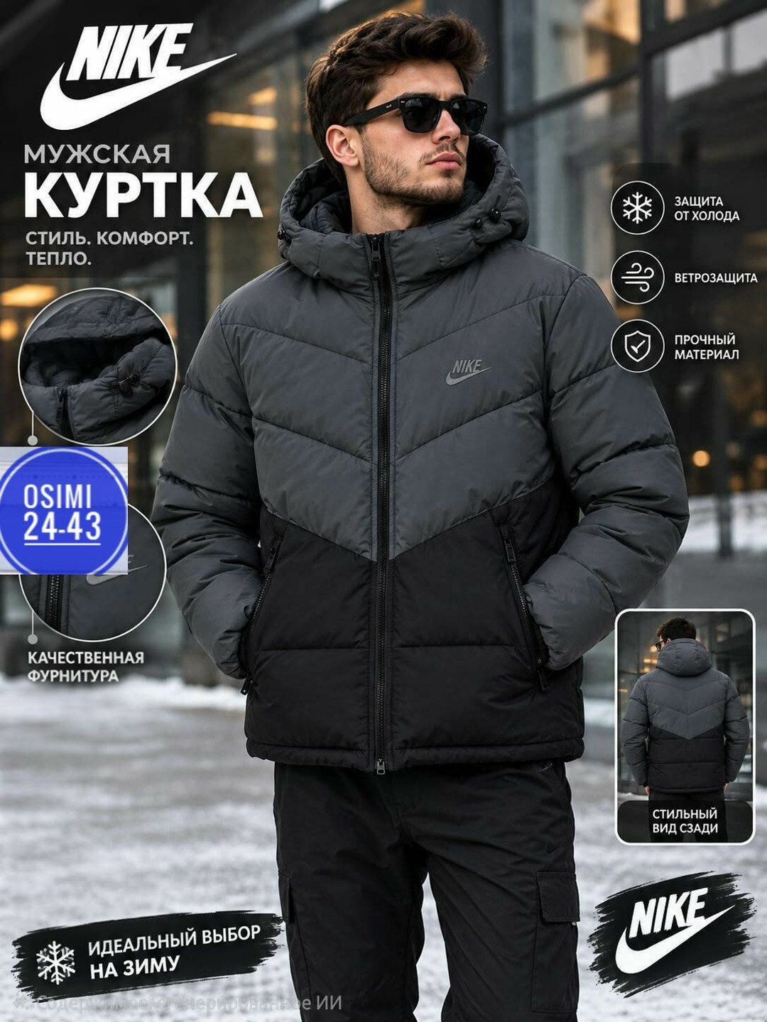 куртка мужская nike капюшон черный,куртка nike jordan мужская зимняя пуховик спортивный,куртка мужская nike,куртка nike,пуховик мужской nike