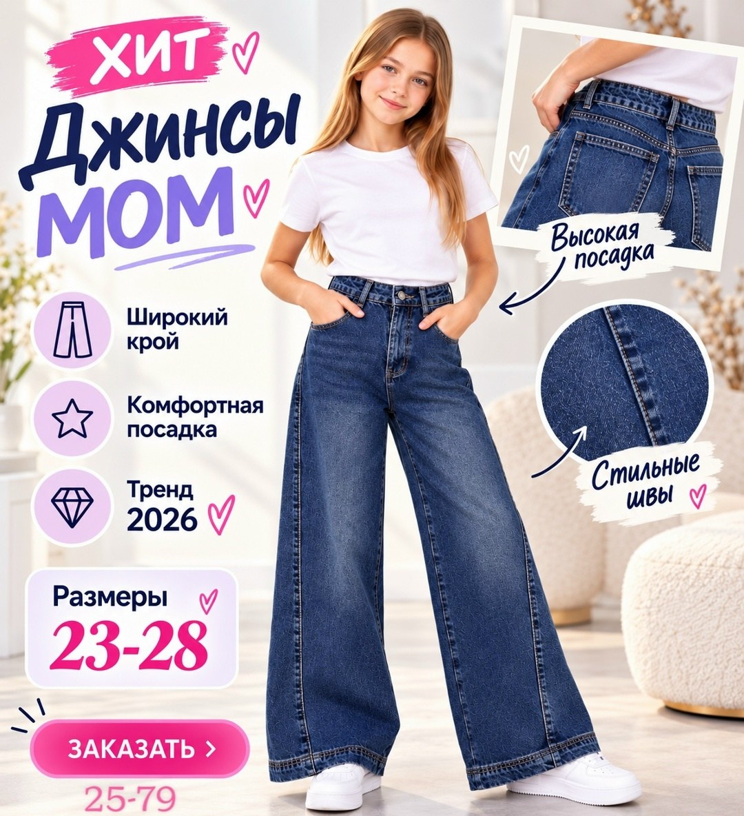 джинсы палаццо для девочек,широкие джинсы для девочек,стильные джинсы,джинсы для девочек,одежда джинсы