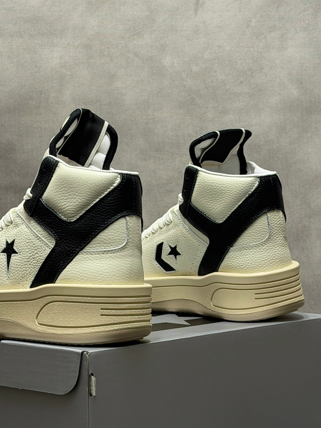 высокие кроссовки converse x rick owens drkshdw turbowpn high кремовый,converse кроссовки,кроссовки,высокие кроссовки,высокие кроссовки converse x rick owens drkshdw