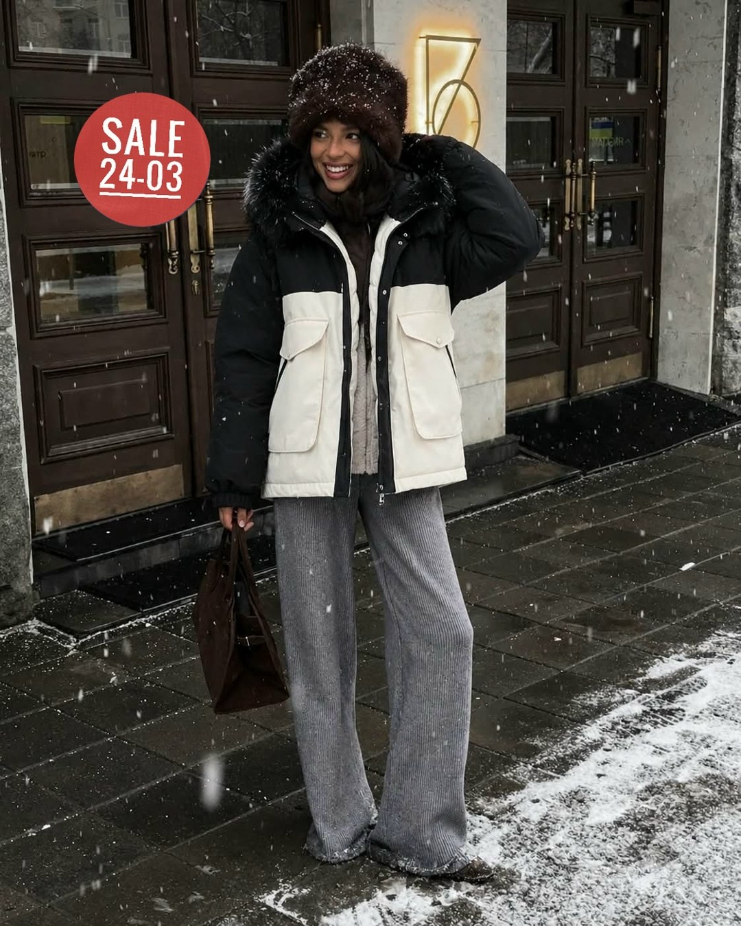 женский пуховик,женский свободный пуховик,куртка с поясом,образы с пуховиком,стильные куртки