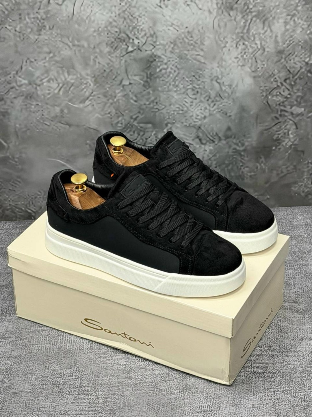 ,кеды мужские кожаные santoni черные premium,замшевые кеды мужские,кеды мужские santoni,мужские кеды