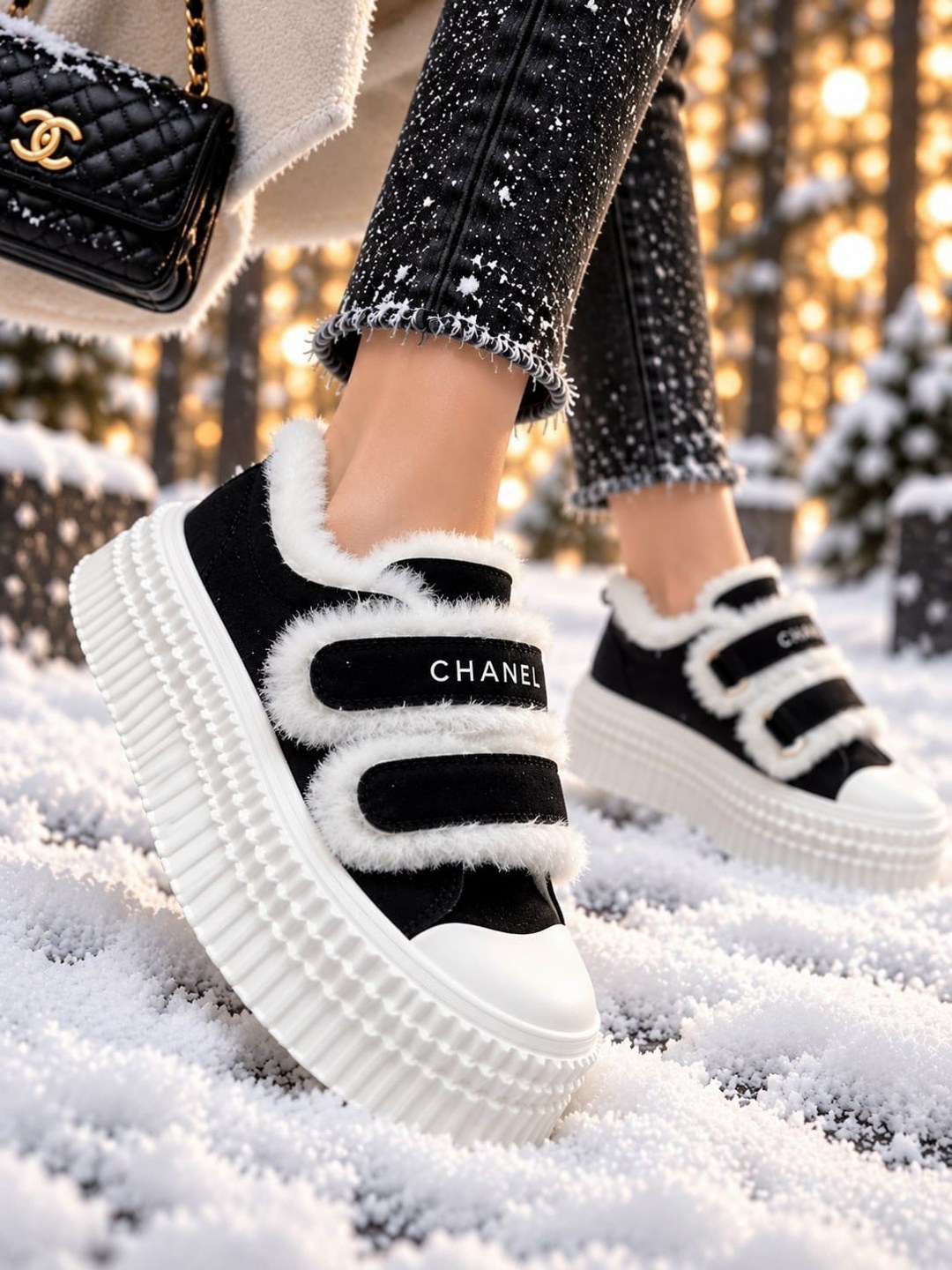 кроссовки женскиe,,женская ,брендовые кеды ugg на толстой подошве с мехом,меховые женские кроссовки на платформе