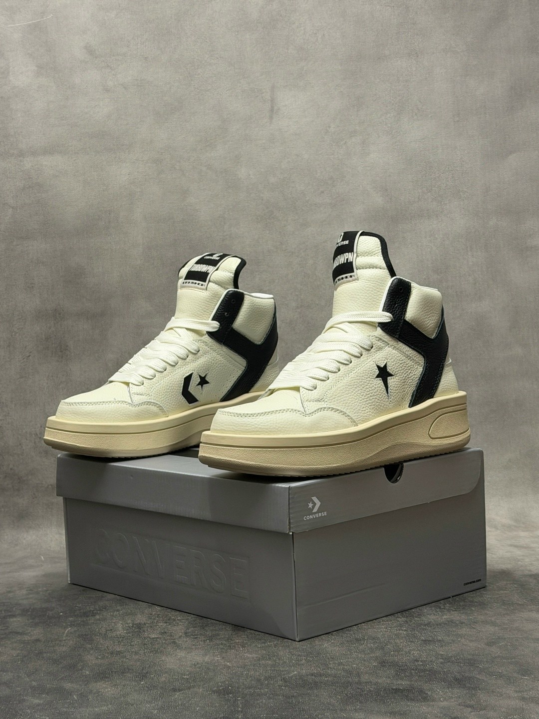 высокие кроссовки converse x rick owens drkshdw turbowpn high кремовый,converse кроссовки,кроссовки,высокие кроссовки,высокие кроссовки converse x rick owens drkshdw