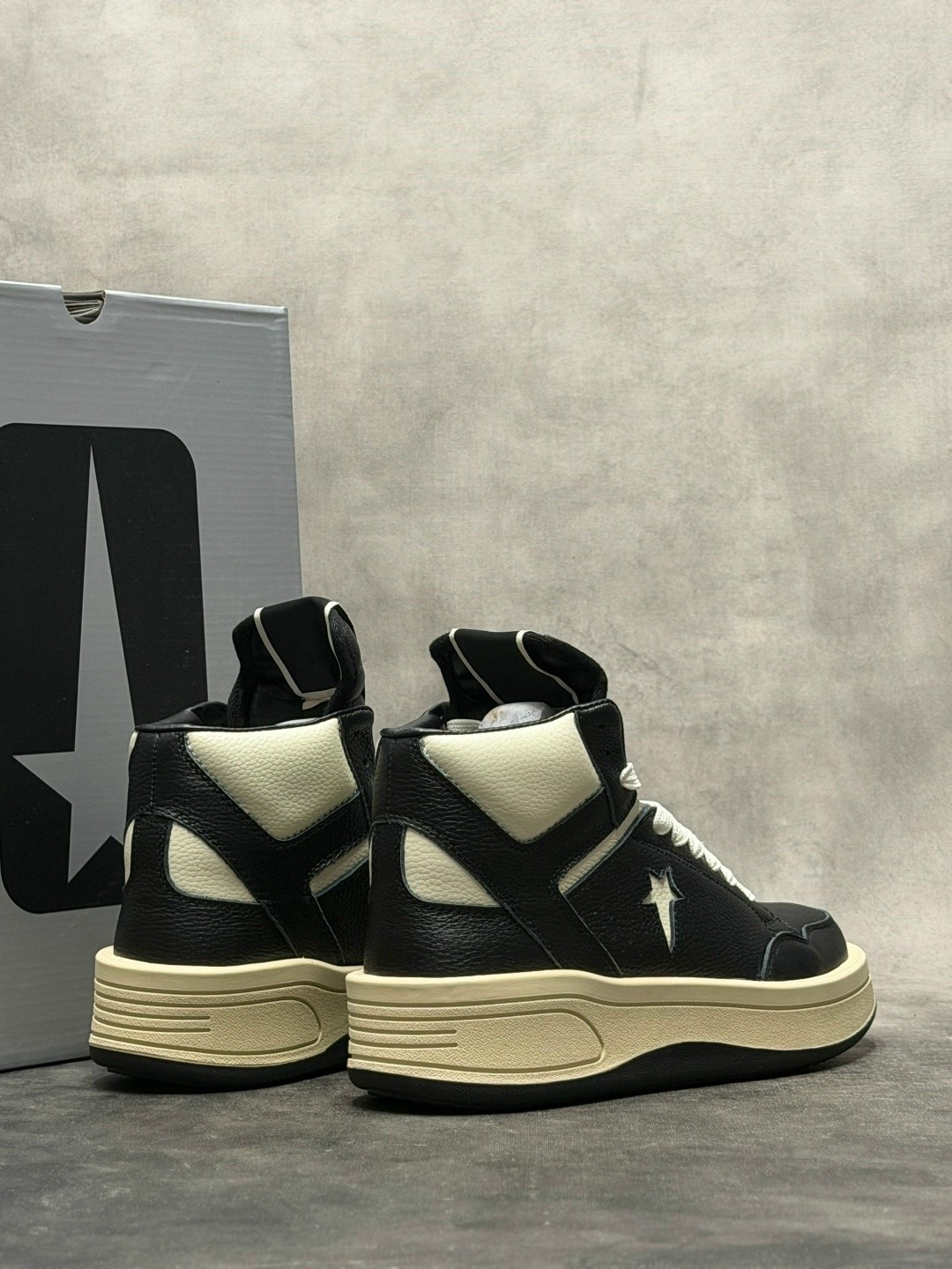 высокие кроссовки converse x rick owens drkshdw turbowpn high кремовый,converse кроссовки,кроссовки,высокие кроссовки,высокие кроссовки converse x rick owens drkshdw
