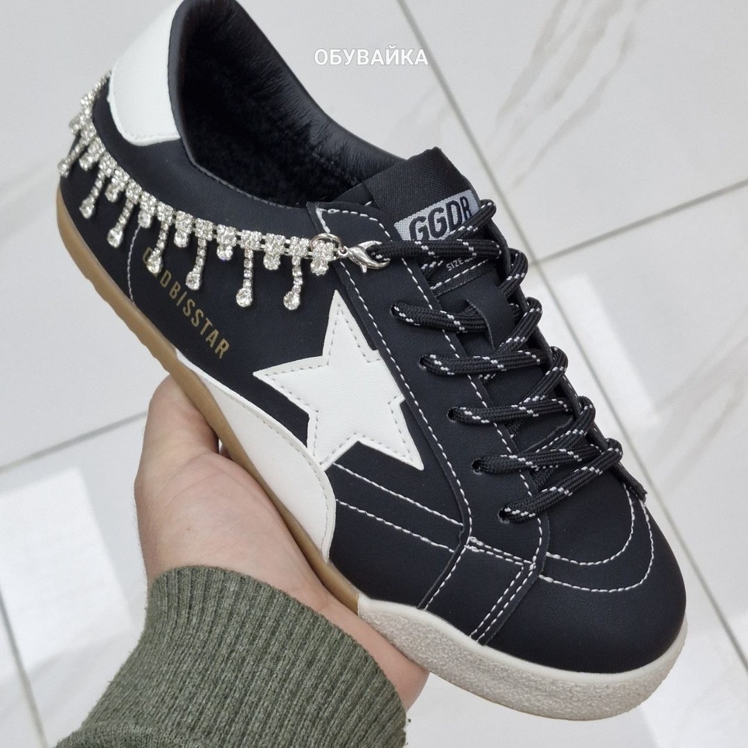 golden goose кеды hi star на платформе черный,,кроссовки golden goose,кеды голден гус,кроссовки со звездами