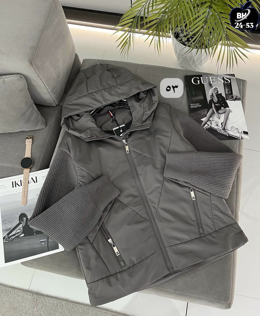 куртка больших размеров демисезонная bloom fashion,женская демисезонная куртка,куртка демисезонная,куртка женская,куртка
