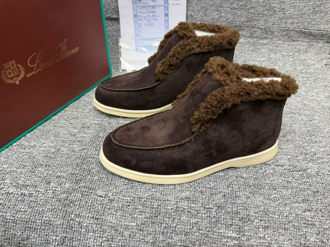 ботинки с мехом loro piana open walk,женские лоферы loro piana open walk с мехом,,лоферы женские loro piana,женские зимние ботинки с мехом loro piana open walk