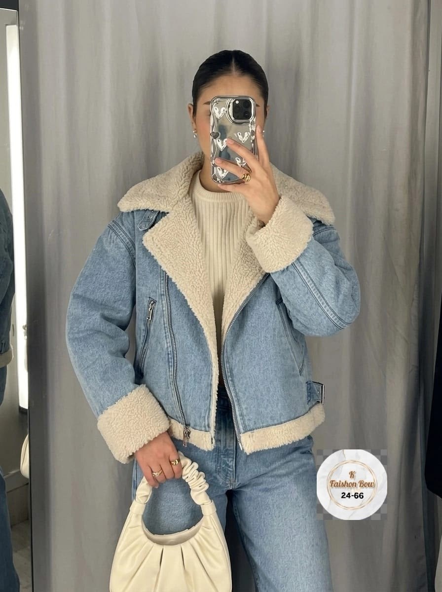 куртка джинсовая утеплённая konessstyle,джинсовая куртка утепленная с эко мехом,дубленка джинсовая авиатор зимняя утепленная,куртка джинсовая,laemka джинсовая куртка утепленная с мехом оверсайз