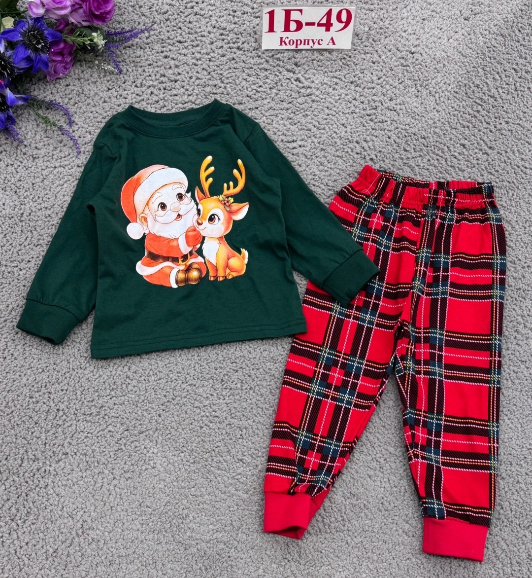 детская новогодняя пижама happy fox,детская новогодняя пижама happyfox,детская новогодняя пижама,пижама со штанами детская новогодняя хлопок happyfox,пижама новогодняя