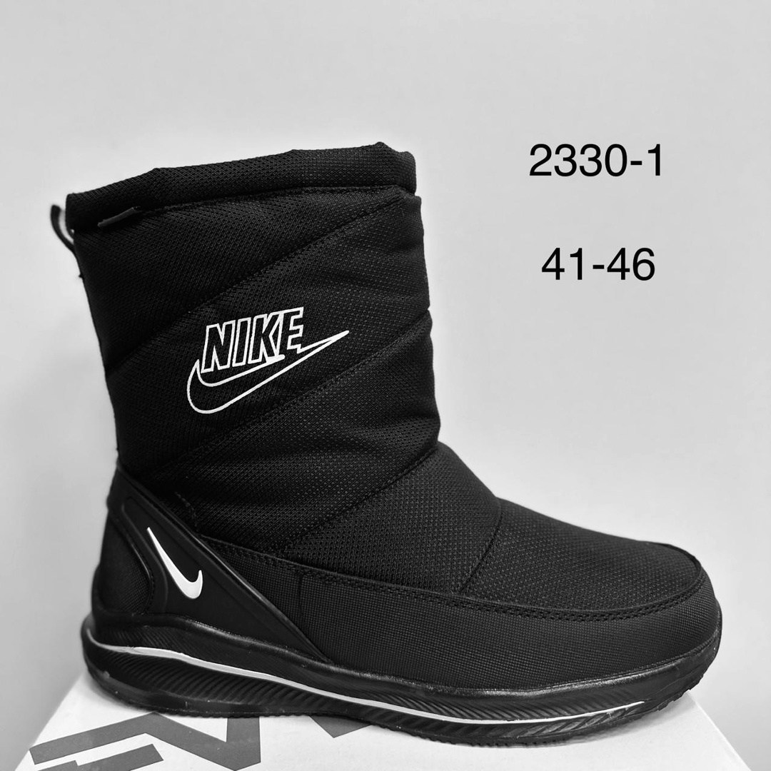 мужские дутики 2330-1 черные,дутики сапоги мужские на меху женские nike,зимние сапоги nike,дутики nike,дутики nike мужские зимние