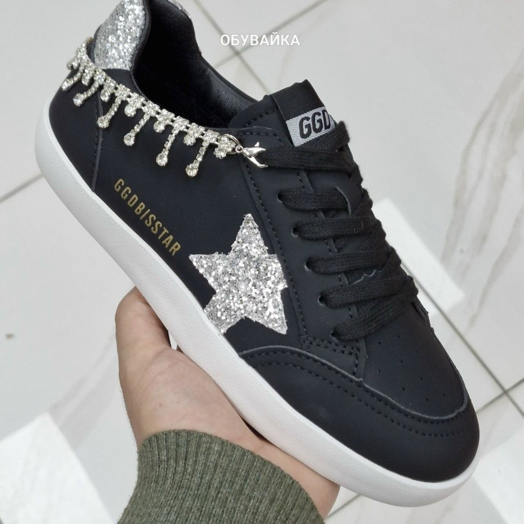 golden goose кеды hi star на платформе черный,,кроссовки golden goose,кеды голден гус,кроссовки со звездами