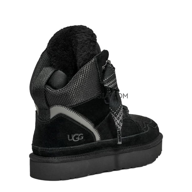 ugg highmel sneaker 'black' women's,кроссовки highmel на шнуровке ugg черный,высокие ботинки ugg neumel черного цвета,замшевые кроссовки highmel на шнуровке ugg 1145390-blk black,замшевые кроссовки hi