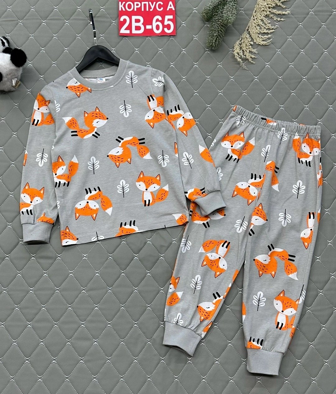 пижама детская happyfox hf00301 розовый,пижама для девочки,пижамы детские,детская пижама для девочки,пижамы для детей