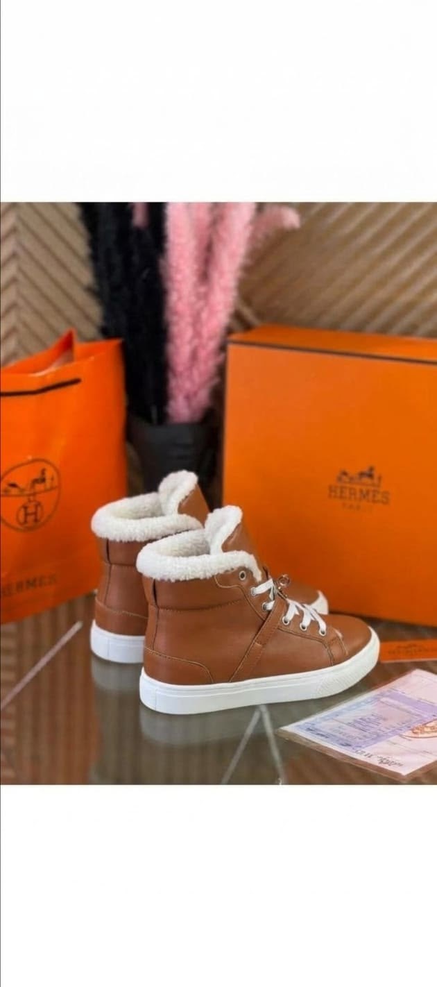 кеды с натуральным мехом hermes,,женские кроссовки hermes,кеды hermes,hermes кроссовки