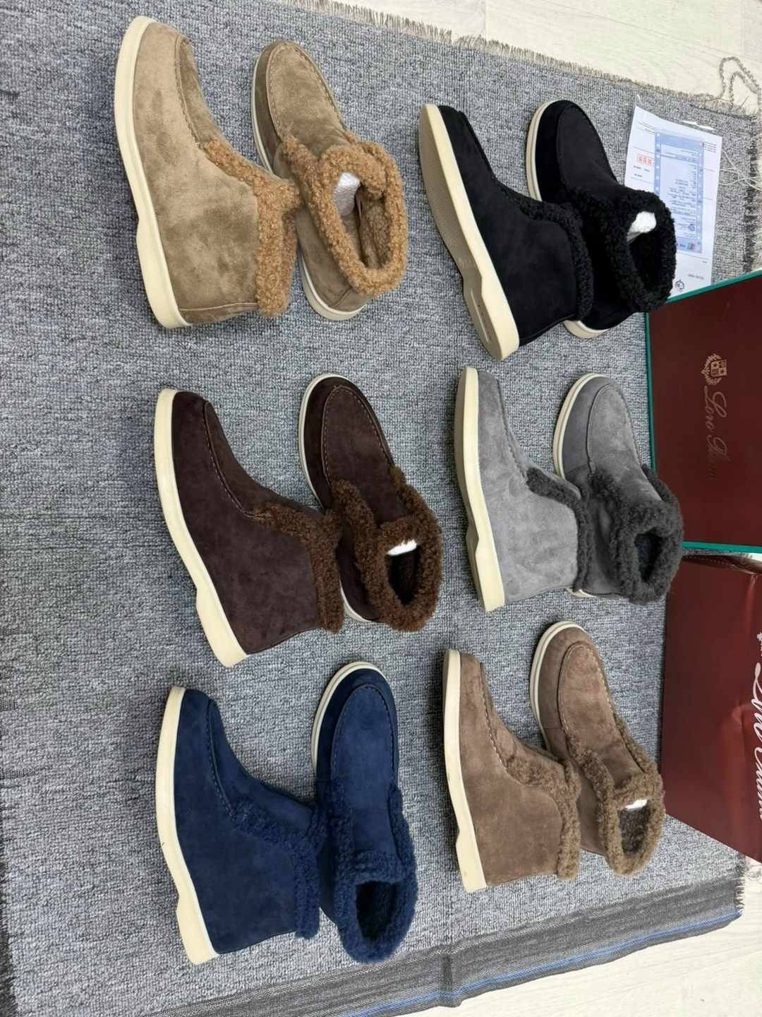 ботинки с мехом loro piana open walk,женские лоферы loro piana open walk с мехом,,лоферы женские loro piana,женские зимние ботинки с мехом loro piana open walk