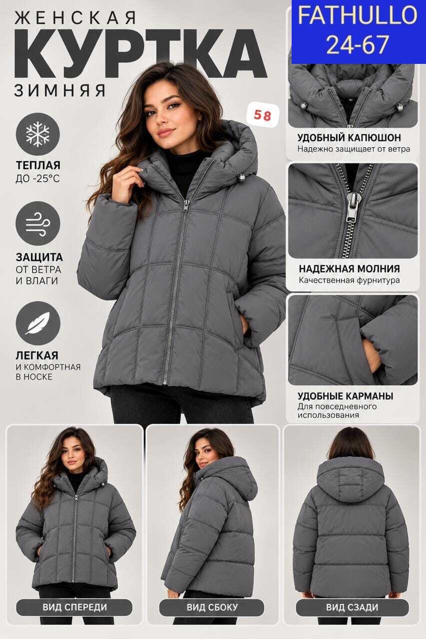куртка женская,женская зимняя куртка h.y store с капюшоном,женская зимняя куртка,куртки и пуховики женские,куртка зимняя с капюшоном h.y store