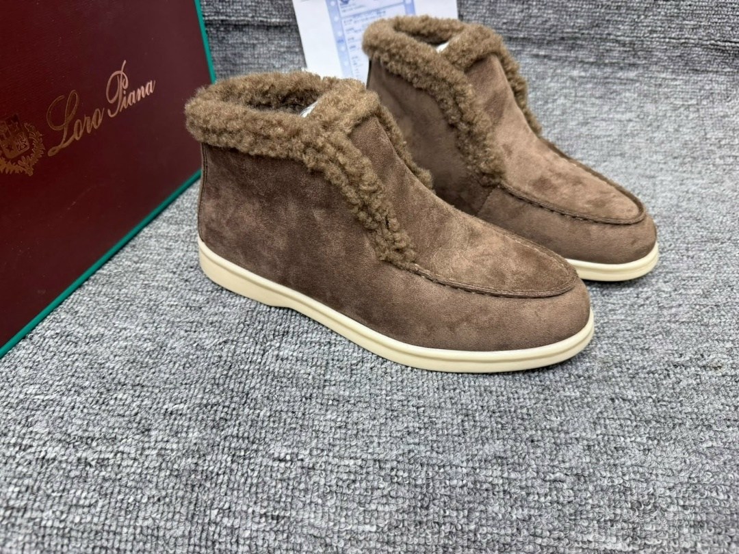 ботинки с мехом loro piana open walk,женские лоферы loro piana open walk с мехом,,лоферы женские loro piana,женские зимние ботинки с мехом loro piana open walk