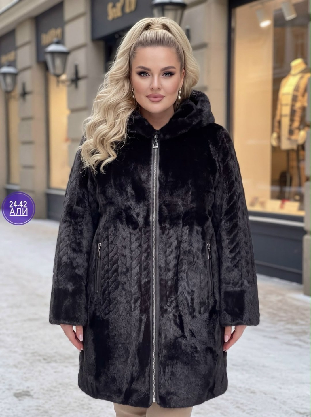 дубленка женская из натуральной овчины с капюшоном,дубленка umoda,дублёнка женская,дубленка зимняя,дубленка женская натуральная