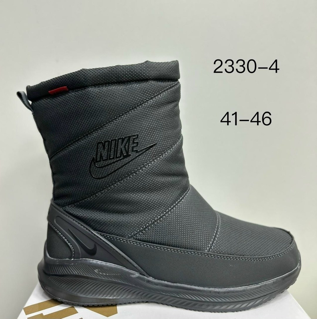 мужские дутики 2330-1 черные,дутики сапоги мужские на меху женские nike,зимние сапоги nike,дутики nike,дутики nike мужские зимние