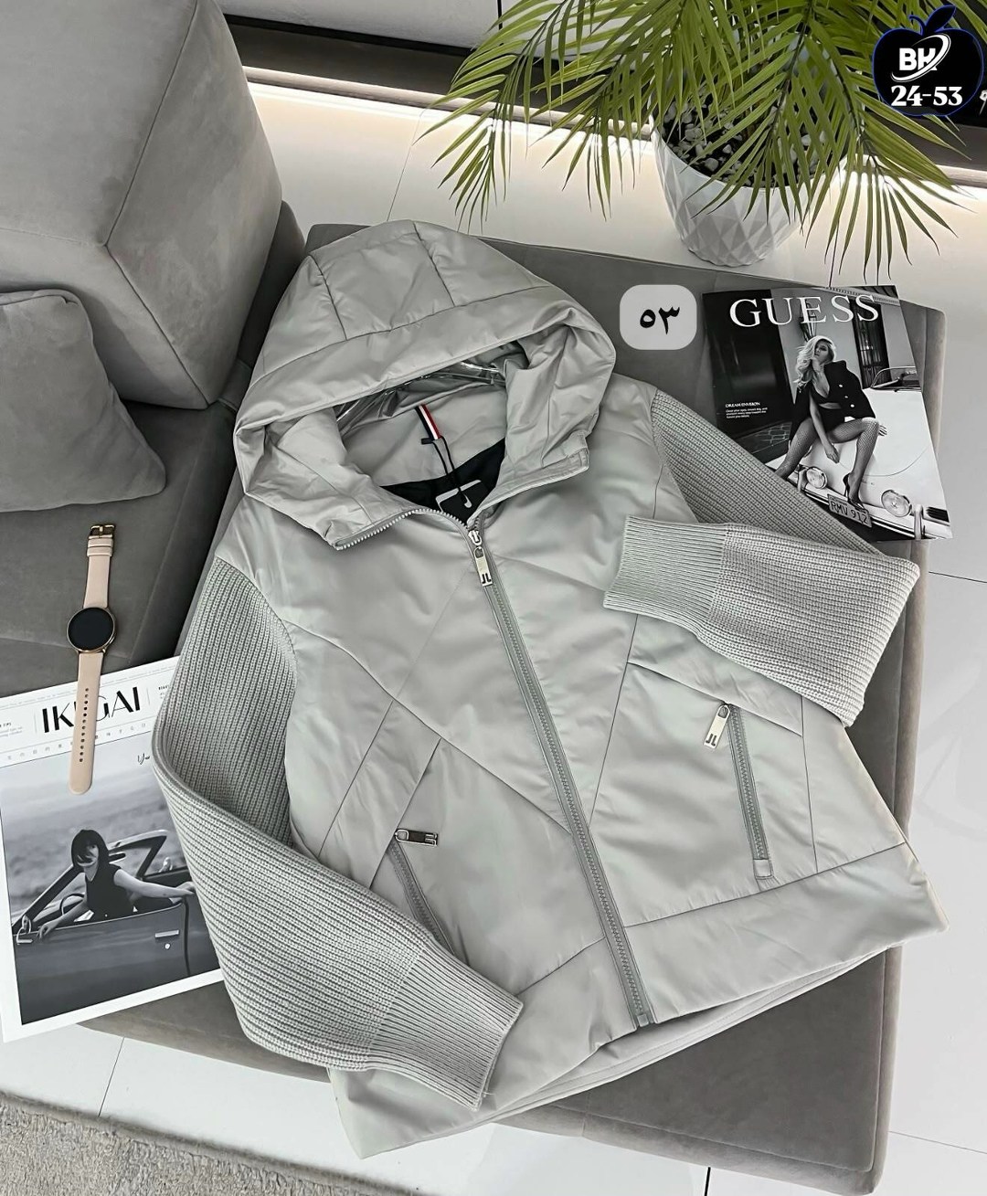 куртка больших размеров демисезонная bloom fashion,женская демисезонная куртка,куртка демисезонная,куртка женская,куртка