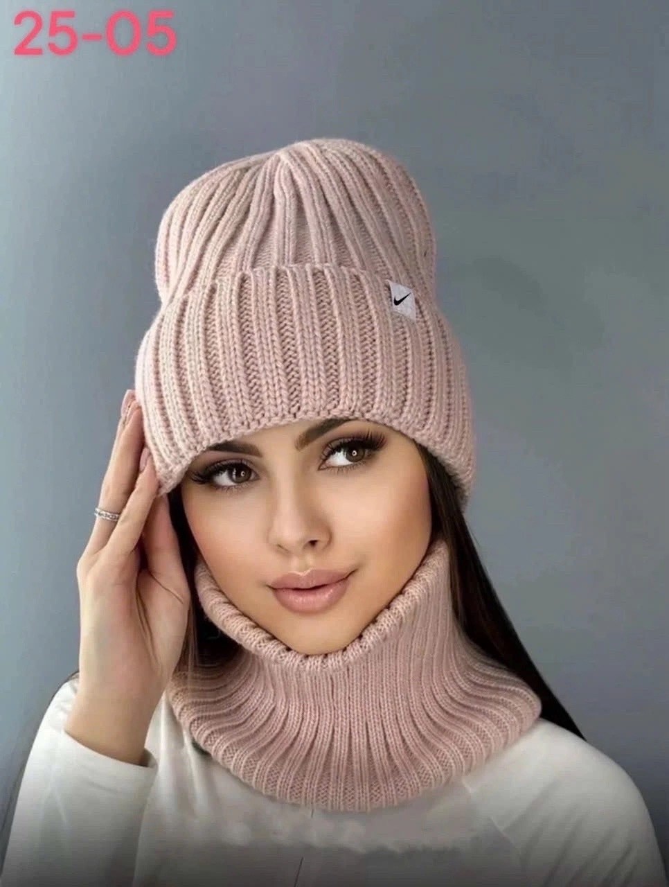 шапка снуд,комплект шапки,шапка с шарфом,женская вязаная шапка,комплект женский шапка