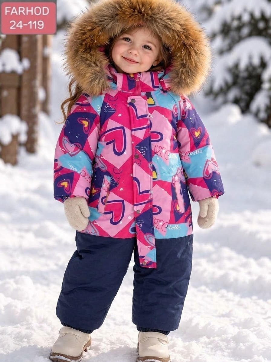 костюм зимний для девочки nikastyle,костюм зимний для девочек,зимние комбинезоны,зимние костюмы,комплект верхней одежды nikastyle