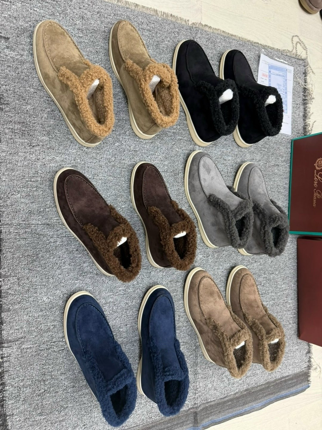 ботинки с мехом loro piana open walk,женские лоферы loro piana open walk с мехом,,лоферы женские loro piana,женские зимние ботинки с мехом loro piana open walk