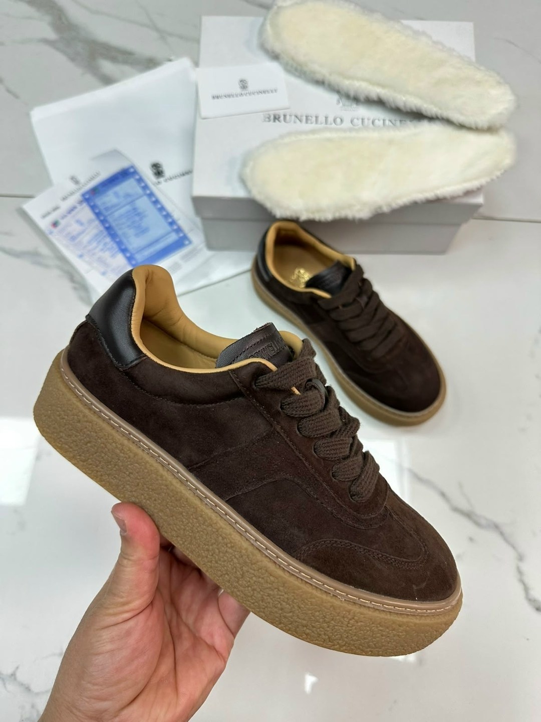 женские кроссовки из замши loro piana коричневые,,замшевые кроссовки,женские кроссовки,женские кроссовки из замши