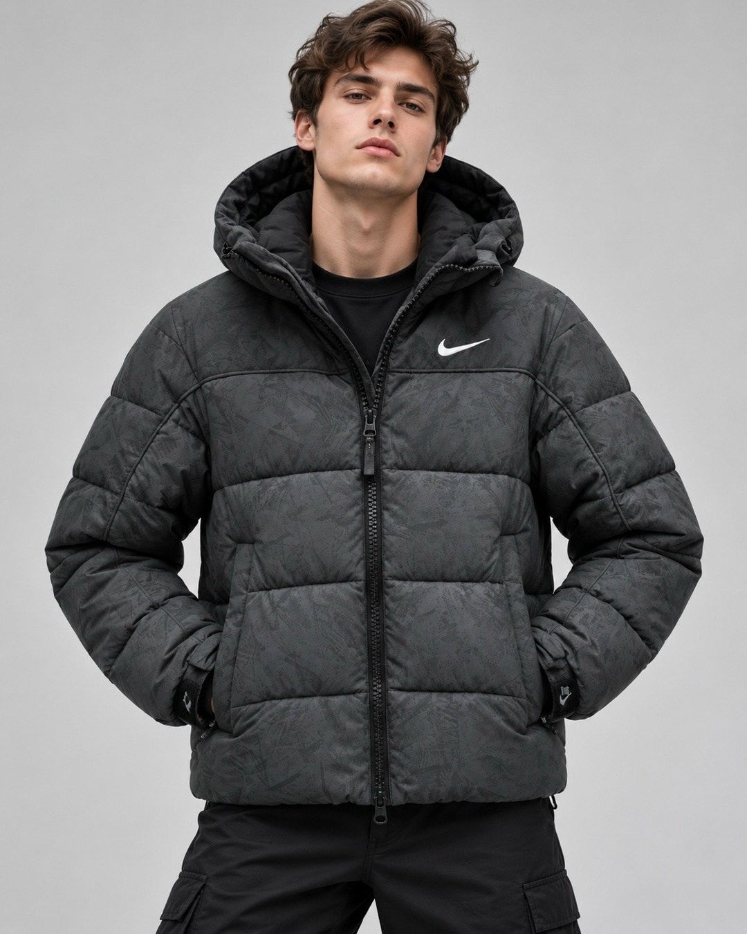 пуховик мужской nike,куртка зимняя укороченный пуховик nike,зимний пуховик мужской,пуховик мужской зимний куртка,куртка пуховик